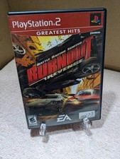 Burnout: Revenge (Sony PlayStation 2, 2005) Greatest Hits - CIB Complete W/ Man.