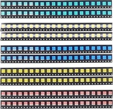 Smd Led Diodes Kit 5050 Rgb 200pcs Assorted Colors Red Green Blue White Yellow