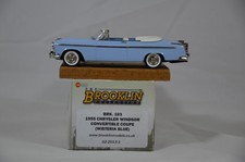 Brooklin Models Brk. 183 1955 Chrysler Windsor Convertible Coupe 143 Blue Brooklin Models Brk. 183 1955 Chrysler Windsor Convertible Coupe 143 Blue