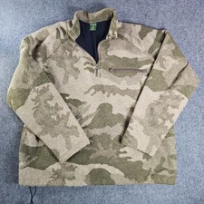 Cabelas Jacket Mens XL Camouflage Wool Blend Fleece Lined Outdoor Hunting Coat