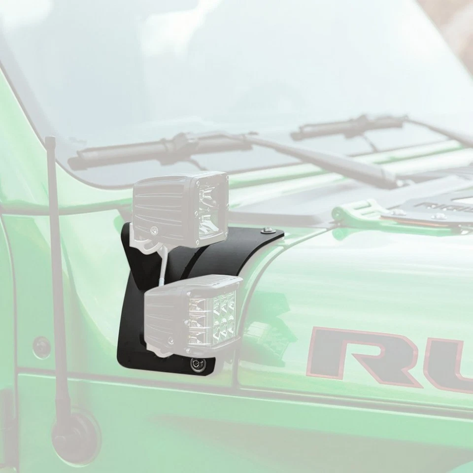 Rigid-Industries Cowl Mount Kit For Jeep Wrangler 2018 D-Series - Image 2 of 3