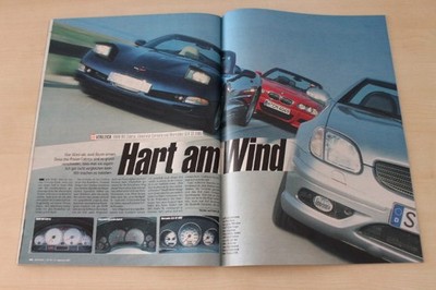 Auto Bild 38/2001 Chevrolet Corvette Cabrio mit 344PS besser als...?
