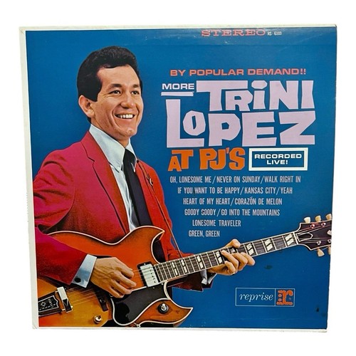 By Popular Demand More Trini Lopez At PJ's Recorded Live Lp Vinyl Album Reprise
