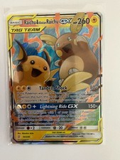 Raichu & Alolan Raichu GX 54/236 Unified Minds Ultra Rare Holo Pokemon Card on eBay