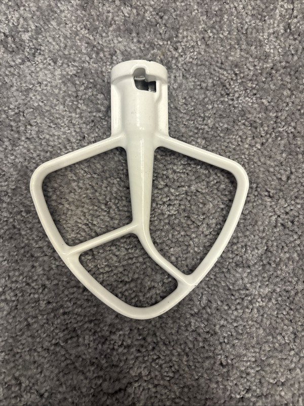Kitchen Aid White Coated Flat Beater Attachment Used Good