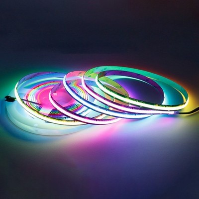 FOB COB Light Strip SPI Addressable WS2811 Dream Color 630 LEDs RGB LED Strip