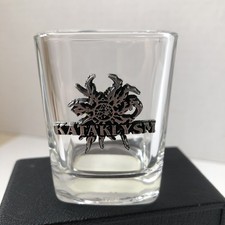 “Kataklysm” Band Clear Square Shot Glass Death Metal Thrash Slayer Exodus NEW EX