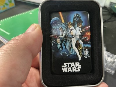 Star Wars Graphic Lighter Black Case w/ Star Wars Character Artwork