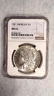 1921 P Morgan Dollar NGC MS61 UNCIRCULATED $1 Coin BUY IT NOW!