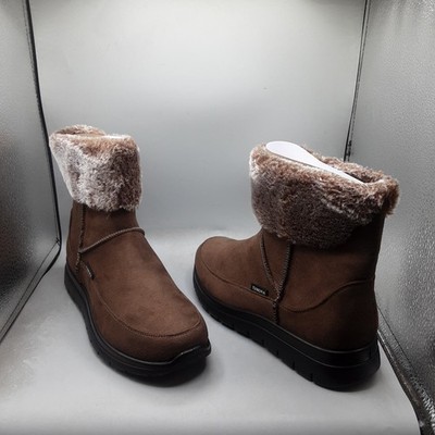 Tundra Tracey Boot Women's 7M Brown Water-resistant Faux Fur C850