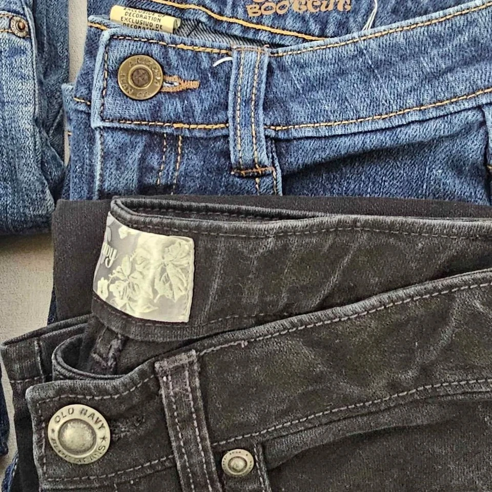 9 (nueve) pares de jeans para niñas - talla 10 niñas Foto 3 de 4