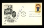 US FDC #1308 Artcraft M-3 1966 Corydon IN Indiana Statehood Postmaster Autograph