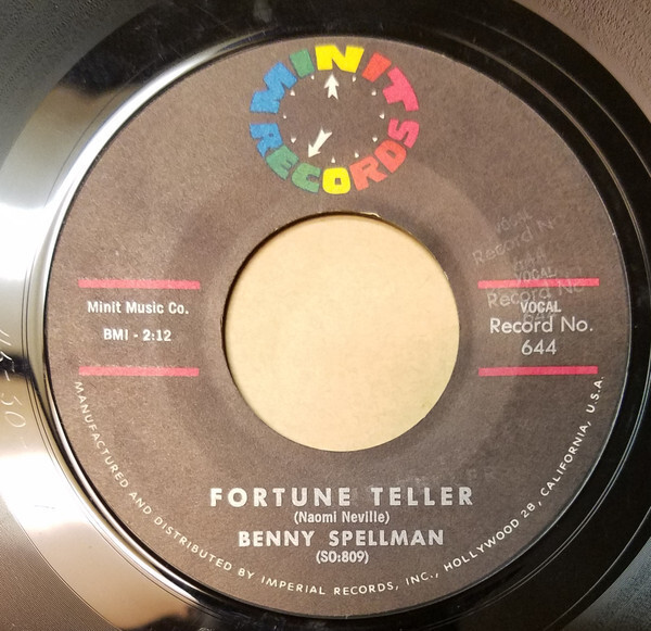 英7” Benny Spellman Lipstick Traces / Fortune Teller 45HLP9570 LONDON /00080 Benny Spellman – Lipstick Traces (On A Cigarette) / Fortune