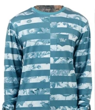 The Hideout  Company Flower Crewneck Stretch Warm NWT Large Streetwear Brand