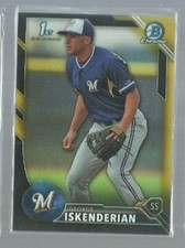  2016 Bowman Chrome Prospects Refractors #BCP187 George Iskenderian (ref56044)