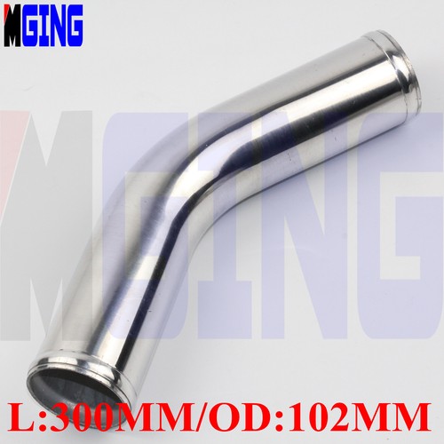 OD 4 In (102mm) Straight Aluminum Intercooler Pipe Air Intake - Foto 7