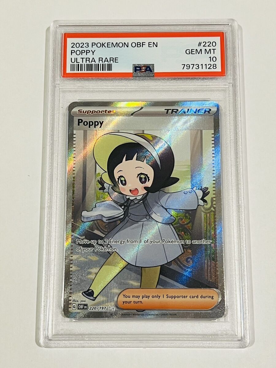 Pokémon TCG Poppy SV03: Obsidian Flames 220/197 Holo Ultra Rare for Sale in  Phoenix, AZ - OfferUp