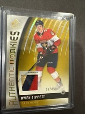 2017-18 Upper Deck Sp Game Used Owen Tippett Authentic Rookies 36/49 Premium