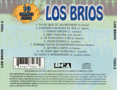 LOS BRIOS 10 GRANDES EXITOS NEW CD 767767750325| eBay