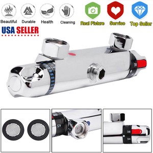 Thermostatic Control Mixing Valve Wall Bathroom Smart Shower
