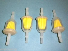 (4) 1358 Fuel Filters Compatible With John Deere, Craftsman, Exmark