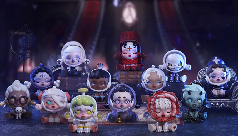 POPMART SKULLPANDA ANCIENT CASTLEシリーズ POP MART x SKULLPANDA Ancient Castle Mini Figure Bloody