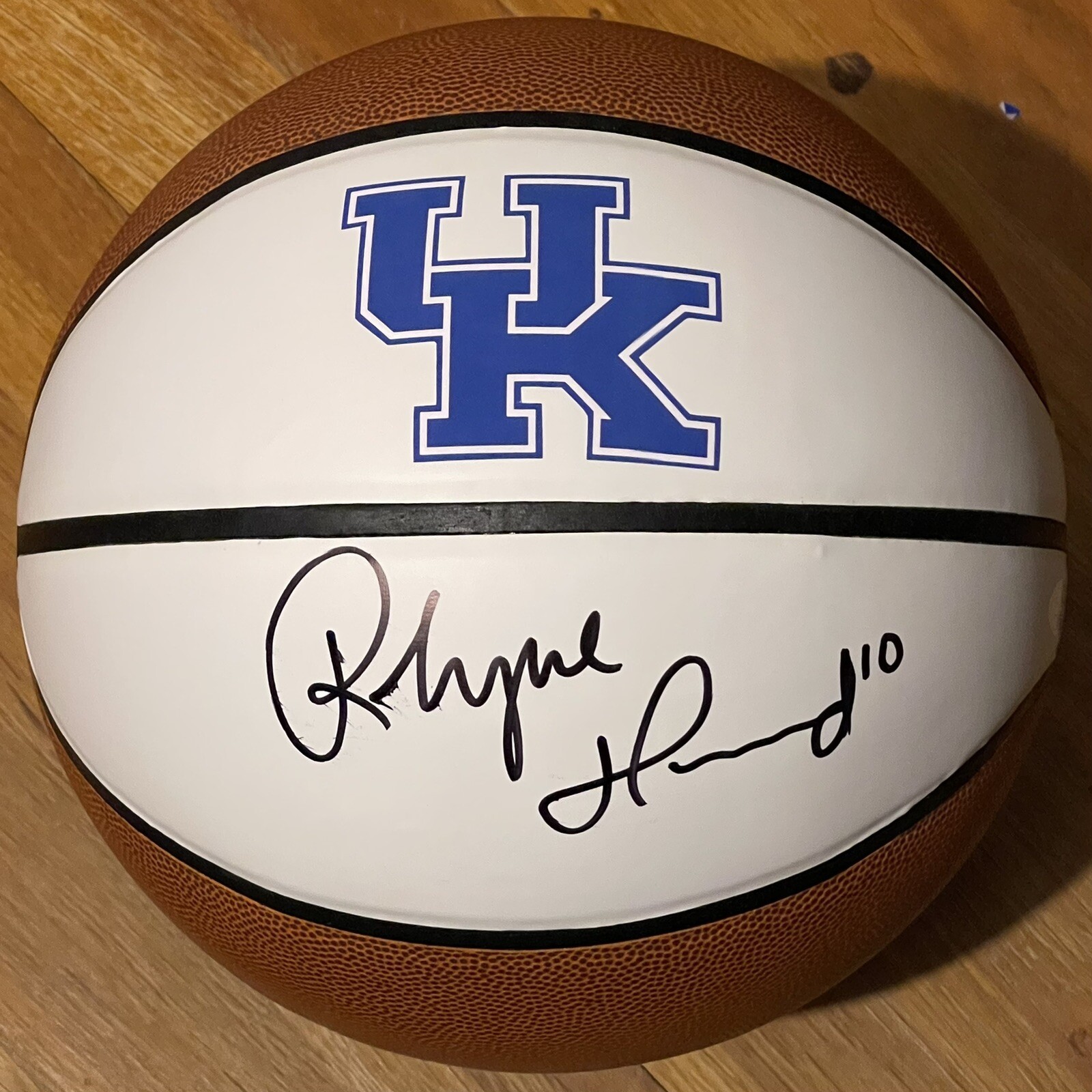 Rhyne Howard Autographed Signed Kentucky Wildcats Logo Basketball JSA #1 Pick 
