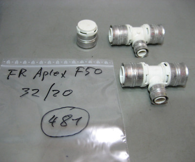 Aplex 32/20  Set  Fränkische F 50 . 3Teile (481) ungebraucht . Pressfittinge