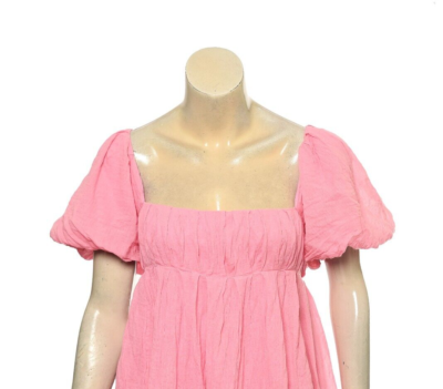 knee length dresses for ladies Re-Edition Marina Silk Mini Dress Dusty Peach / M main image 1