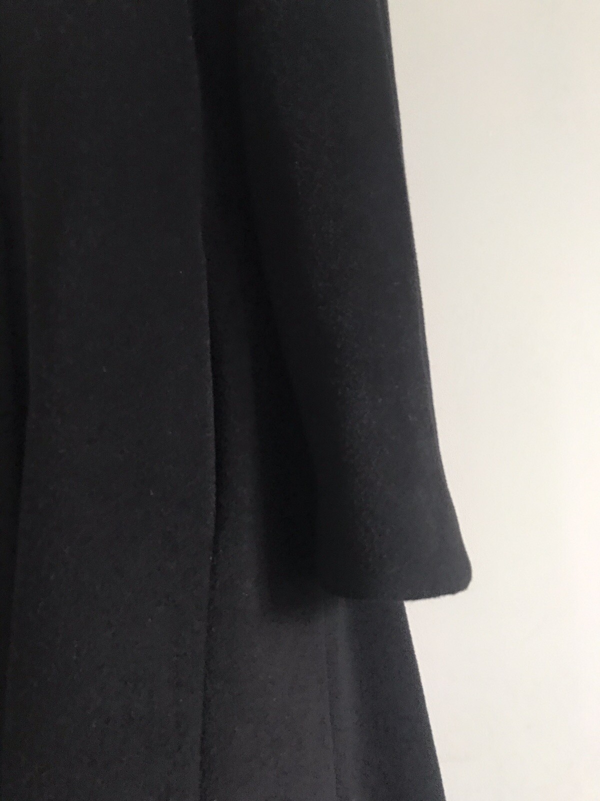 MaxMara LANA VIRGIN WOOL CASHMERE BUTTON UP POCKETS LINED COAT SIZE 8