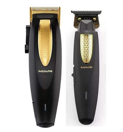 Cortapelos y recortadores inalámbricos BaByliss PRO Lithium FX, FX773N + FX673N, negro dorado - Imagen 2 de 8