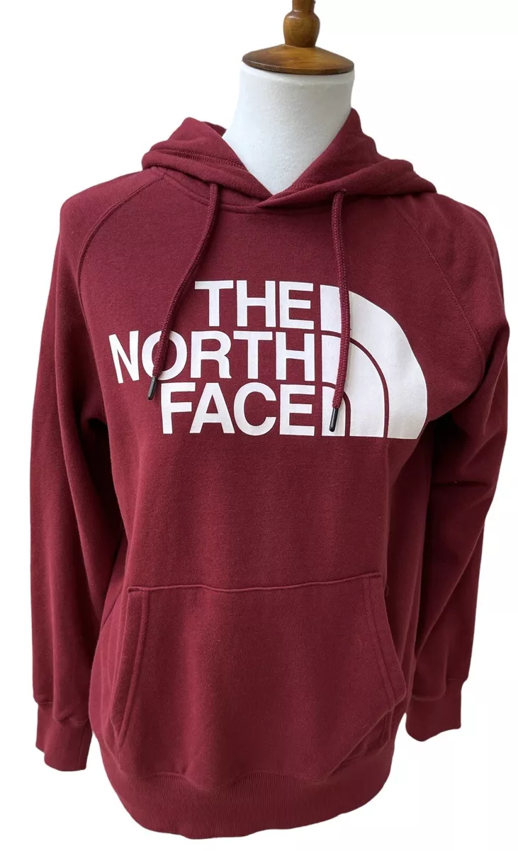 Maroon north face best sale hoodie