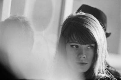 French singer Francoise Hardy in the sixties OLD PHOTO 1