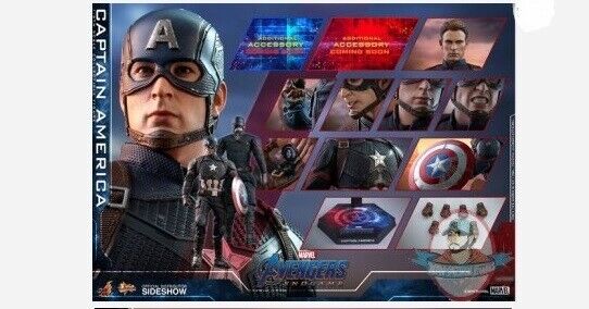 Avengers Endgame Captain America 1/6th scale Figure Hot Toys Avengers Endgame Captain America 1/6th scale Figure Hot Toys