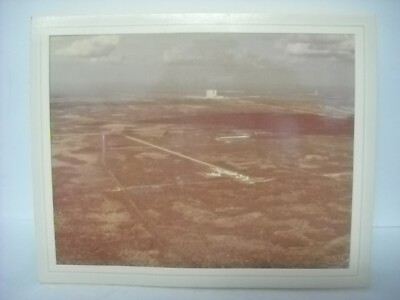 Kodak Photo Aerial View of NASA Kennedy Space Center, 1960s, VAB Building, KSC