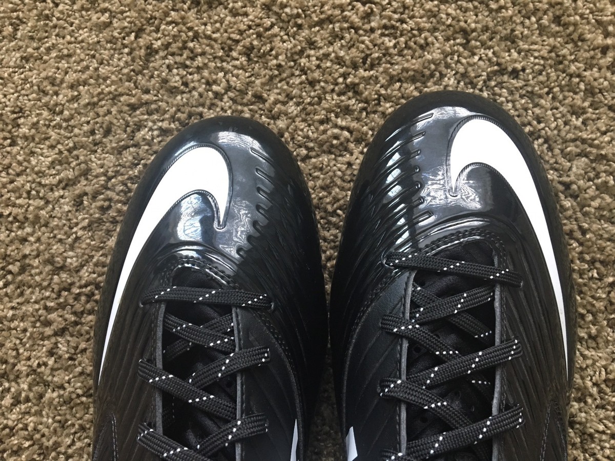 Size 15 Nike Vapor Speed TD Low Football Cleats Black 643152-010 - NEW Nike Vapor Speed Low TD Football Mens 643152-010 Black  main image 3