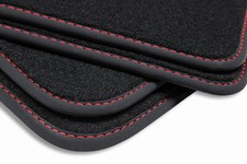 CARMAT TEXER Tappetini Auto In Tessuto Per Seat Exeo (2008-2013) - Set Da 4, Colore Nero Scuro