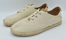 OluKai Kaula Pa'a Li Tapa Women Size 7 Cream NEW Espadrille Casual Shoes