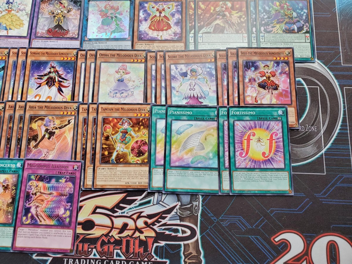 Yugioh Tournament Melodious Diva Deck Core Card Deck | eBay
