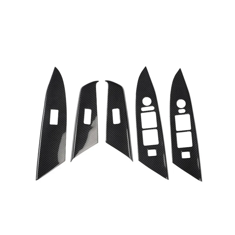 Pegatinas de cubierta de engranaje interior de auto de fibra de carbono ABS para Mazda 3 Mazda3 2010-2013 Foto 4 de 4