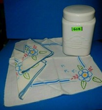 608.BISCOTTIERA MULINO BIANCO BARILLA COCCI COCCIO CERAMICA RONDONI+3tovaglioli