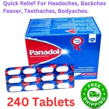 PANADOL TABLETS Paracetamol 500mg Pain Reliever, Quick Relief for Headache Fever