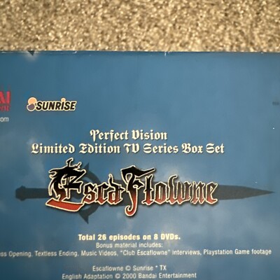 Escaflowne Perfect Vision Limited Edition 8-DVD Complete Series