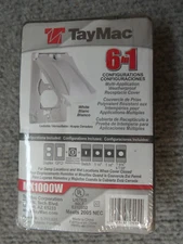 TAYMAC 6 IN 1 OUTLET COVER MX1000W