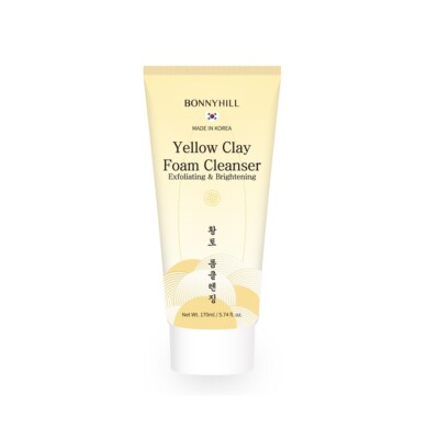 BONNYHILL Clay Foam Cleanser Yellow / Pink/ White, Kbeauty, Korean Cosmetics