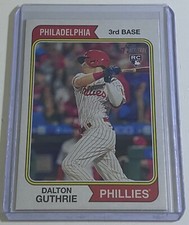 Dalton Guthrie 2023 Topps Heritage Rookie RC #305 Philadelphia Phillies