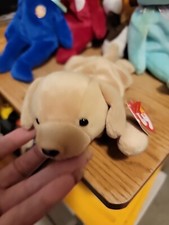 Ty Beanie Baby - FETCH the Golden Labrador Retriever Dog 8.5 Inch MWMTs