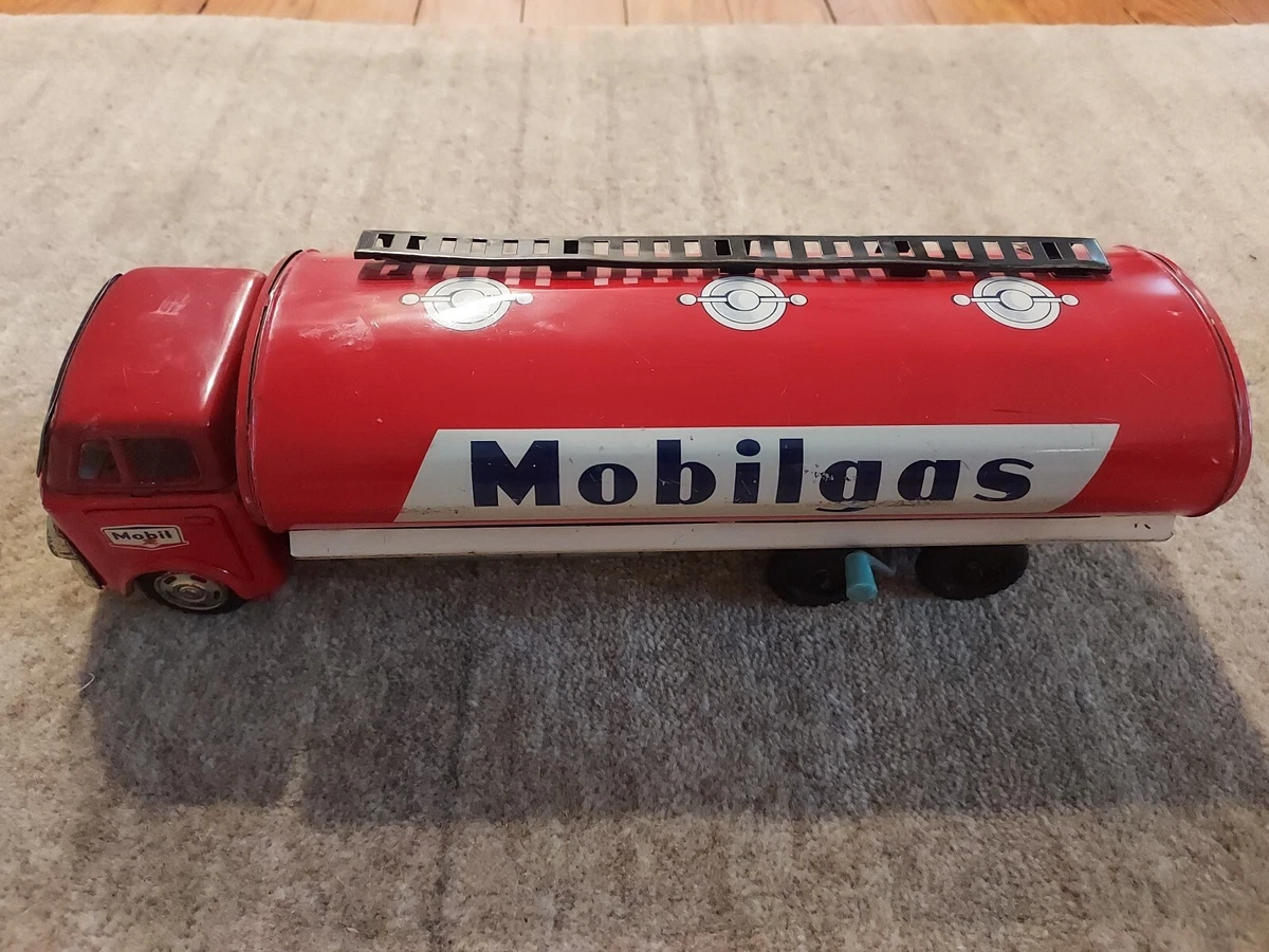 Mobil Gas Toy Truck In Vintage & Antique Tin Toy Vehicles | eBay