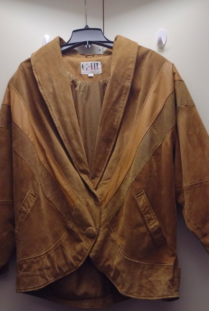 Suede Leather Chocolate Brown Jacket 1820 XXL Womens Gem