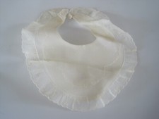 Switzerland Child's Collar Cream Antique Handmade